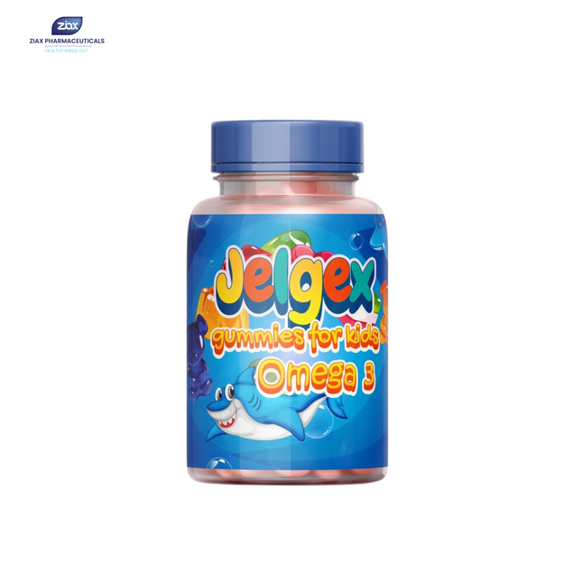 Jelgex Omega 3 Gummies for Kids – Brain & Vision Support