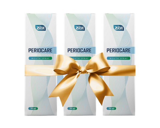 Periocare Mouth Spray – Oropharyngeal disorders, Fresh Breath & Gum Care – 50 ml
 – Special Offer (3 Packs)