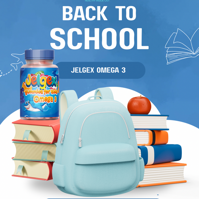 Jelgex Omega 3 Gummies for Kids – Brain & Vision Support