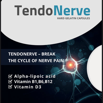 TendoNerve – تركيبة لصحة الأعصاب، منشط عام ودعم الطاقة - 30 كبسولة (4 عبوات)