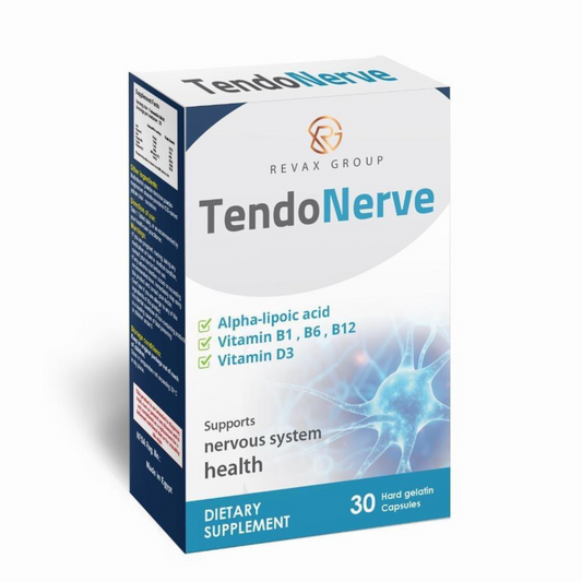 TendoNerve – Nerve Health Support with Alpha-Lipoic Acid & B-Vitamins – 30 Capsules