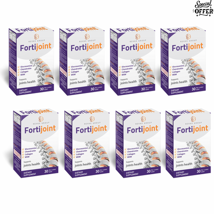 FortiJoint 8-Pack | 4-Month treatment for joint health – 30 Film-Coated Tablets