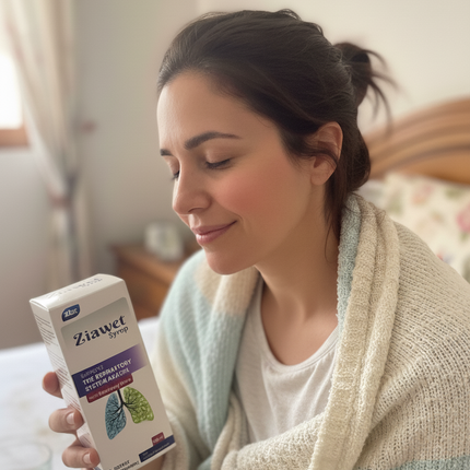 Ziawet Syrup – Respiratory Support with Strawberry Flavor – 120 ml (3 pack)