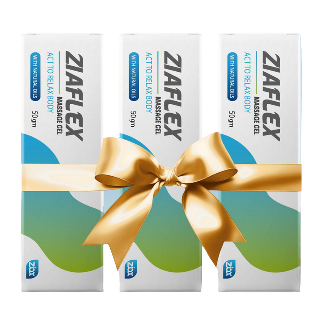 Ziaflex Joint Massage Gel – Pain Relief for Muscles – Bundle of 3 (Offer Pack)
