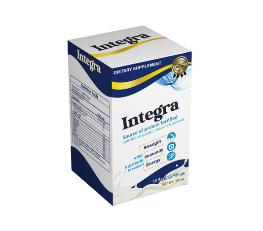 Integra Sachets-Fortified Supplement with Fish Oil, Vitamins & Minerals – 10 Sachets