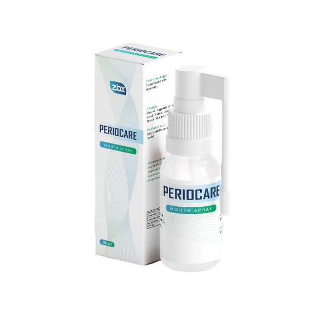 Periocare Mouth Spray – Oropharyngeal disorders, Fresh Breath & Gum Care – 50 ml
