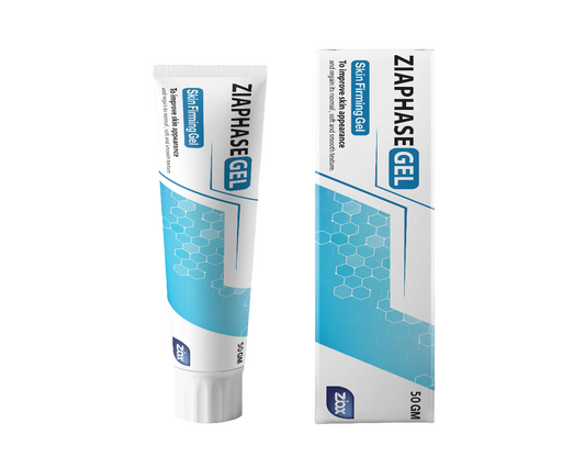 Ziaphase Anti-Scar Gel - Advanced Skin Recovery for Scars, Burns & Stretch Marks 50 g